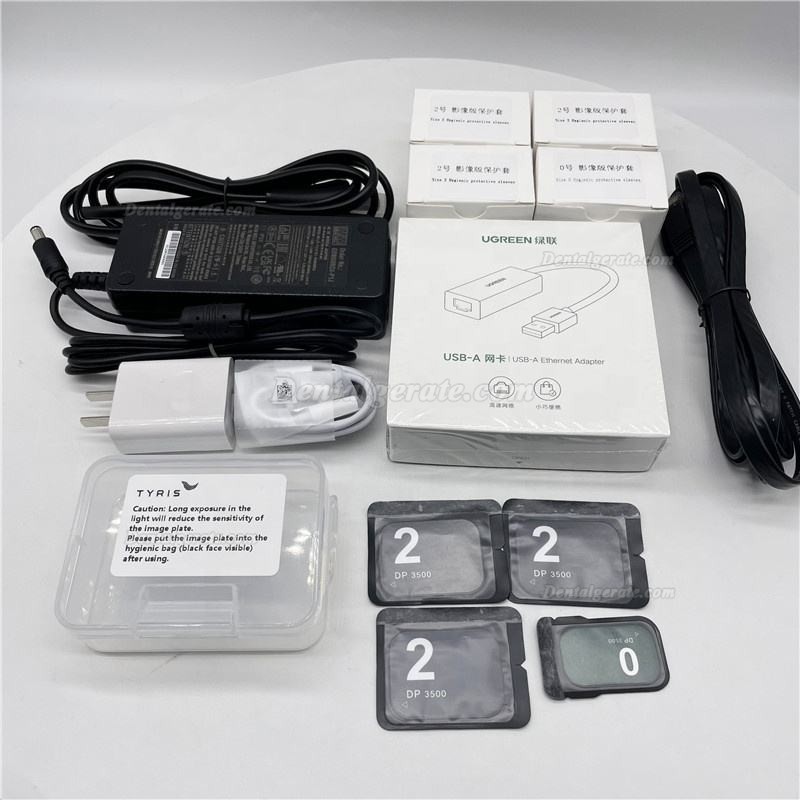 TYRIS TR310 speicherfolienscanner zahnarzt mit Pad und speicherfolie zahnfilm